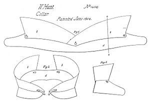 Shirt collar patent no 14,019