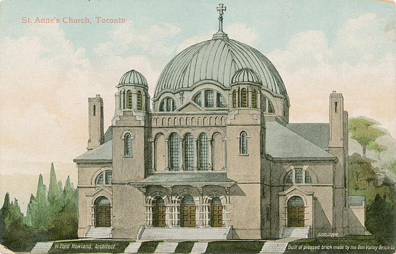 St. Anne's Church postcard 1909