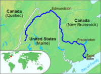 St John River Map