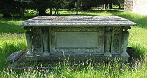 St Mark's Church, Guildford Road, Wyke, Normandy (May 2014) (1st Baron Pirbright Tomb)
