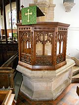 St Marys Gamlingay pulpit