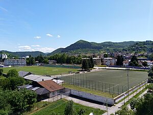 Stadium Luke in Visoko and it's training field