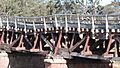 Sunnyside rail bridge over Tenterfield Creek, Main North railway line, New South Wales, 2015 03