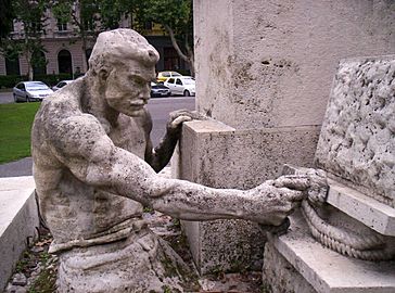 Szeged Tisza Lajos szobor mellékalak