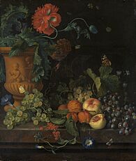 Terracotta Vase with Flowers and Fruits - Jan van Huijsum - Google Cultural Institute