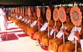 Thai Buddhist monk blesses