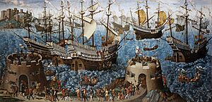 The Embarkation of Henry VIII at Dover