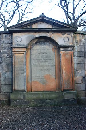 The grave of Sir James Stirling, Greyfriars Kirkyard