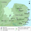 The kingdom of East Anglia (Early Saxon period)