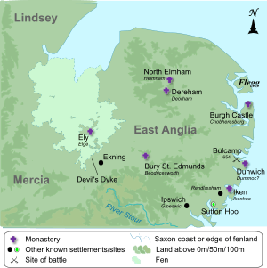 The kingdom of East Anglia (Early Saxon period)