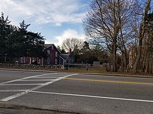 Thomas Bourne House at 1308 Ocean Street in Marshfield MA Massachusetts built circa 1639