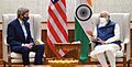 U.S. Special Presidential Envoy for Climate, Mr. John Kerry meeting the Prime Minister, Shri Narendra Modi, in New Delhi on April 7, 2021