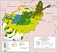 US Army ethnolinguistic map of Afghanistan -- circa 2001-09