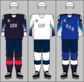 United States national ice hockey team jerseys 2018 (WOG)