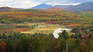 View from Mount Pisgah of the Saranac River valley