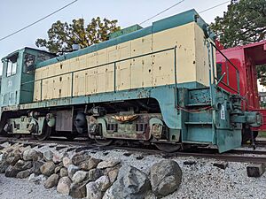 Warren and Saline River Railroad 73 at the Fox River Trolley Museum