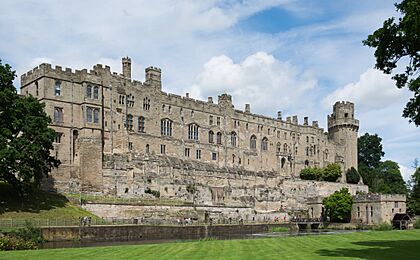 Warwick Castle south-east facade