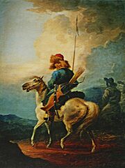 Башкир верхом. Конец 1800-х – около 1810-х