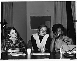 1968 Wellesley College Government Presidential Candidates at Panel