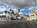 2015-11-04 11 27 53 View north at the north end of Nevada State Route 582 (Fremont Street) at the Fremont East District in downtown Las Vegas, Nevada