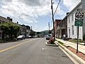 2019-05-18 14 15 19 View west along U.S. Route 40 (Cumberland Street) at Maryland State Route 68 (Mill Street) in Clear Spring, Washington County, Maryland