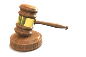 3D png Judges Gavel