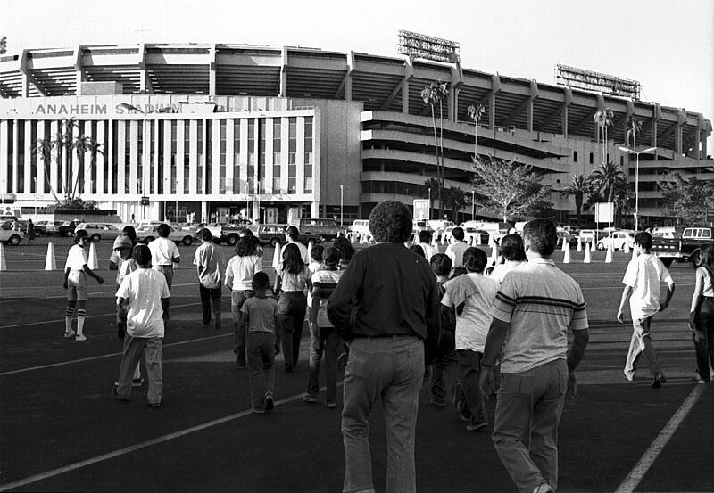 Anaheim Stadium, Anaheim, July 1980