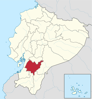 Location of Azuay in Ecuador.