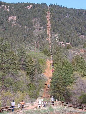 Base of the Manitou Incline May 2013
