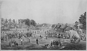 Baseball game between Union prisoners at Salisbury, North Carolina, 1863 - NARA - 530502