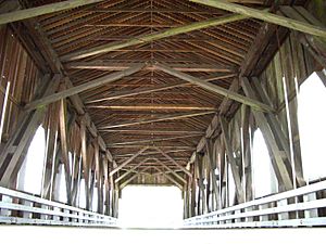 Belknap bridge inside roof and sides P1851