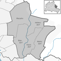 District map of Marzahn-Hellersdorf