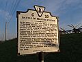 Bristoe Station Battlefield historical marker; Dumfries, VA; 2014-04-13
