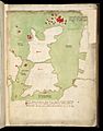 British Isles as depicted in Harley Codex Minuscule 3686