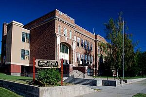Burns School Building (Harney County, Oregon scenic images) (harDA0003a)