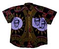 COLLECTIE TROPENMUSEUM Katoenen overhemd met portret van Mobutu TMnr 5829-1