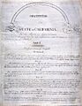 California Constitution 1849 title page
