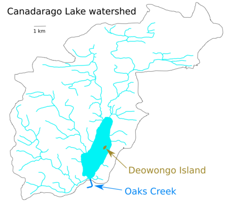 Canadarago lake watershed one layer