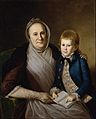 Charles Willson Peale - Mrs. James Smith and Grandson - Google Art Project