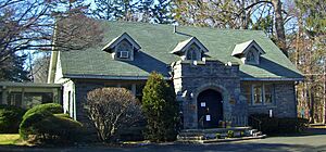 Church of St Barnabas parish house wing, Irvington, NY