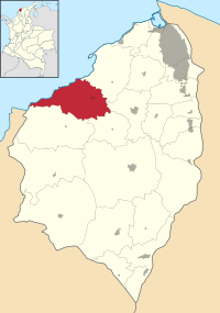 Location of the municipality and town of Juan de Acosta in the Department of Atlántico.