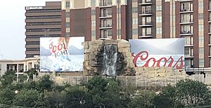 Dallas Waterfall Billboard