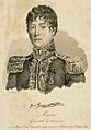 De Maurizio Felice - ritratto del generale Rusca - incisione - ca. 1840