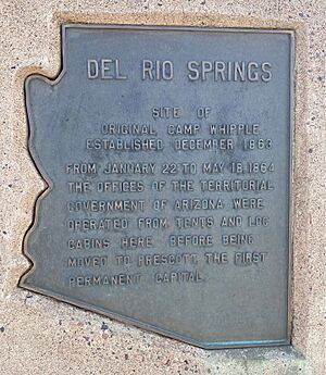 Del Rio Springs historical marker
