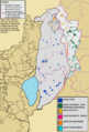 Demographic map of the Golan Heights - Legend