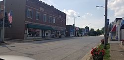 Businesses in downtown Jamestown