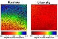 Effect of light pollution on sky polarization