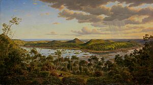 Eugene von Guerard Tower Hill 1855 EXHI014644