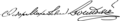 Fyodor Dostoyevsky Signature