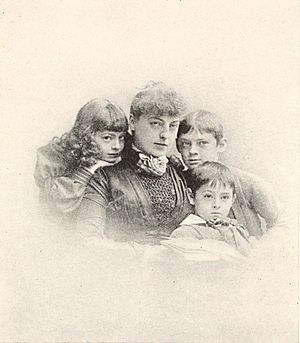 Georgie Drew Barrymore with Ethel, Lionel, and Jack Barrymore